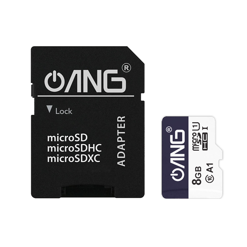 "ANG 8GB Micro SD Memory Card with SD Card Adapter"