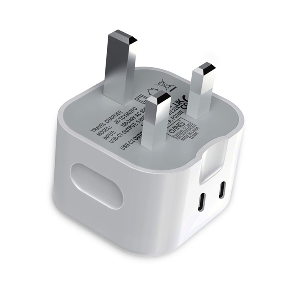 "ANG JK-TC33A Dual USB Fast Travel 20W Charger"