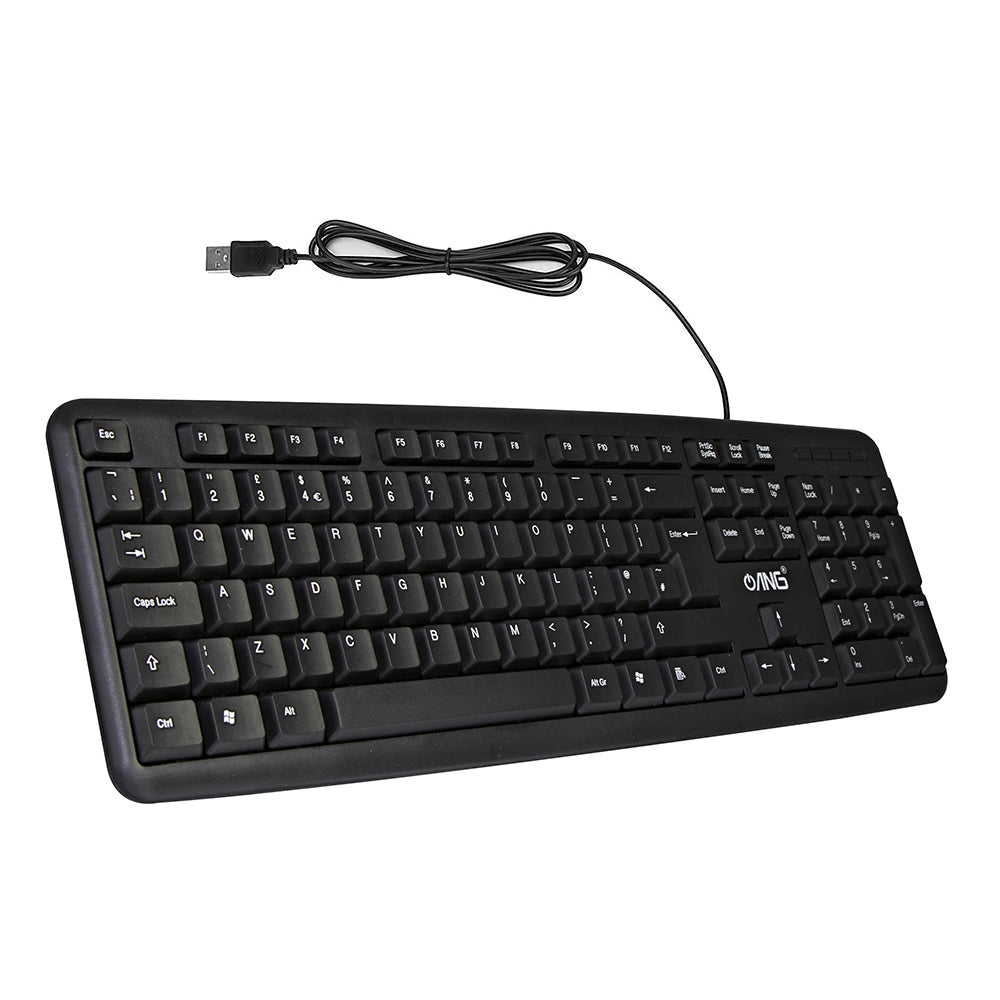 "ANG A8236A USB-A Wired Office Keyboard ��������� Reliable and Eff"