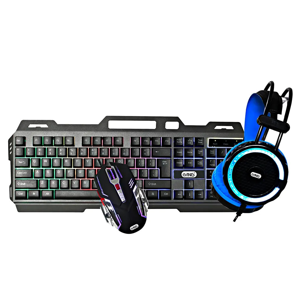 ýýýýýýANG-CP03 3-in-1 Keyboard, Mouse, and Headphone Gaming Combo Set, Complete Set for an Enhanced Gaming Experience.ýýýýýý