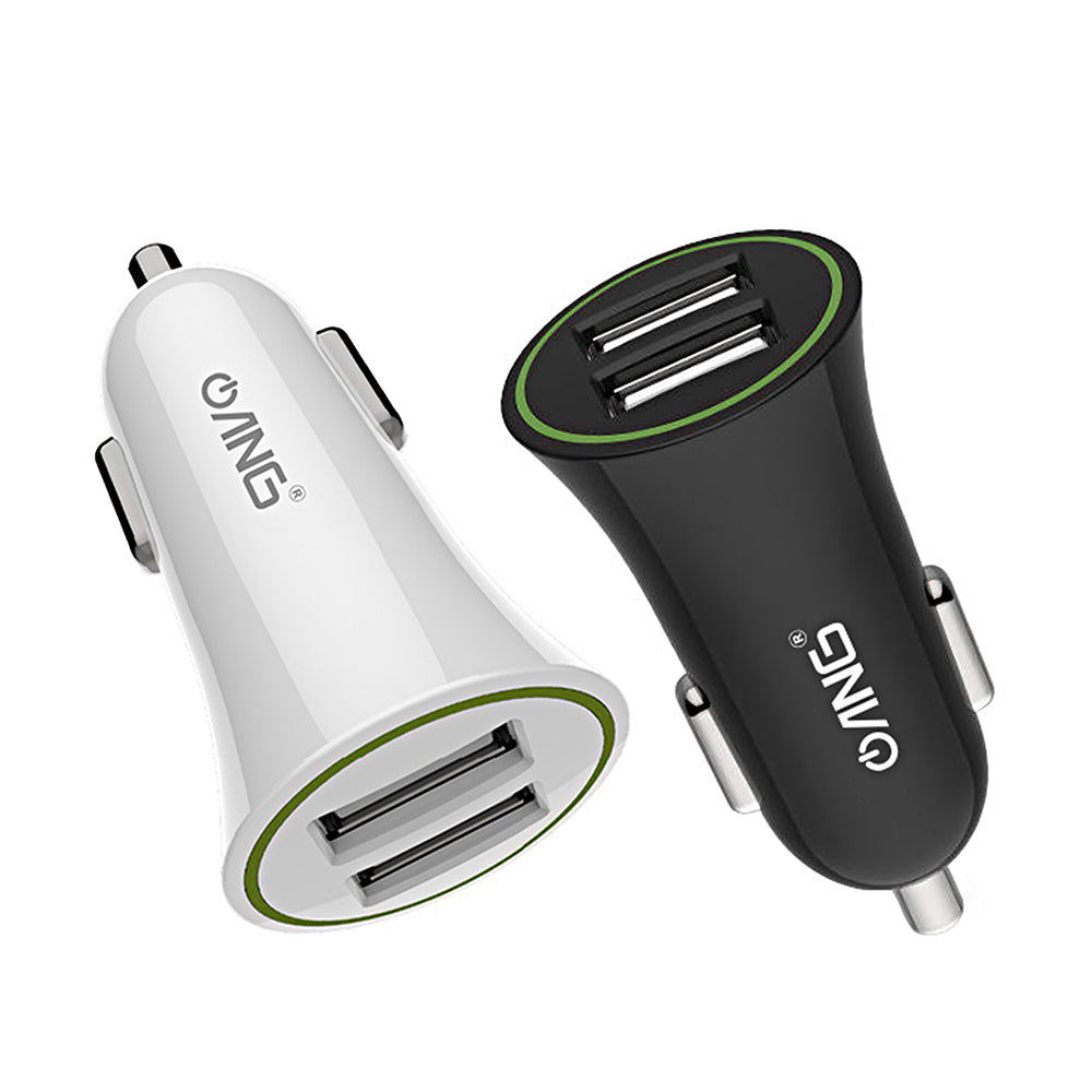 ANG M-07 Car Charger: Dual USB, Fast Charging