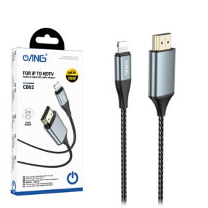 ANG CB02 - Lightning To HDTV Full HD 1080P 2M Cable Adaptor